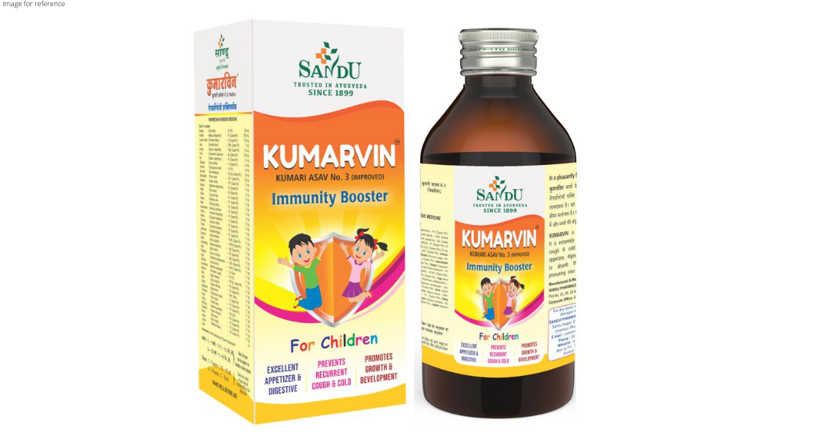 Sandu Kumarvin, an Ayurvedic digestive and immunity booster for children launched by Sandu Pharmaceuticals Ltd